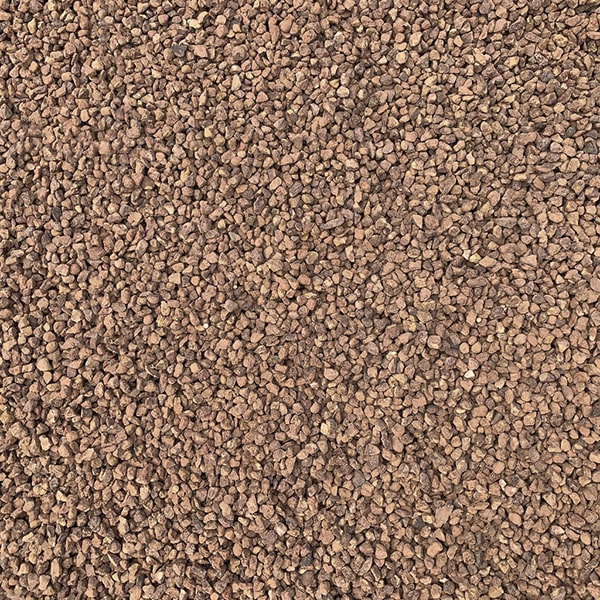 pea gravel is available in a variety of natural colors, including shades of brown, gray, and white